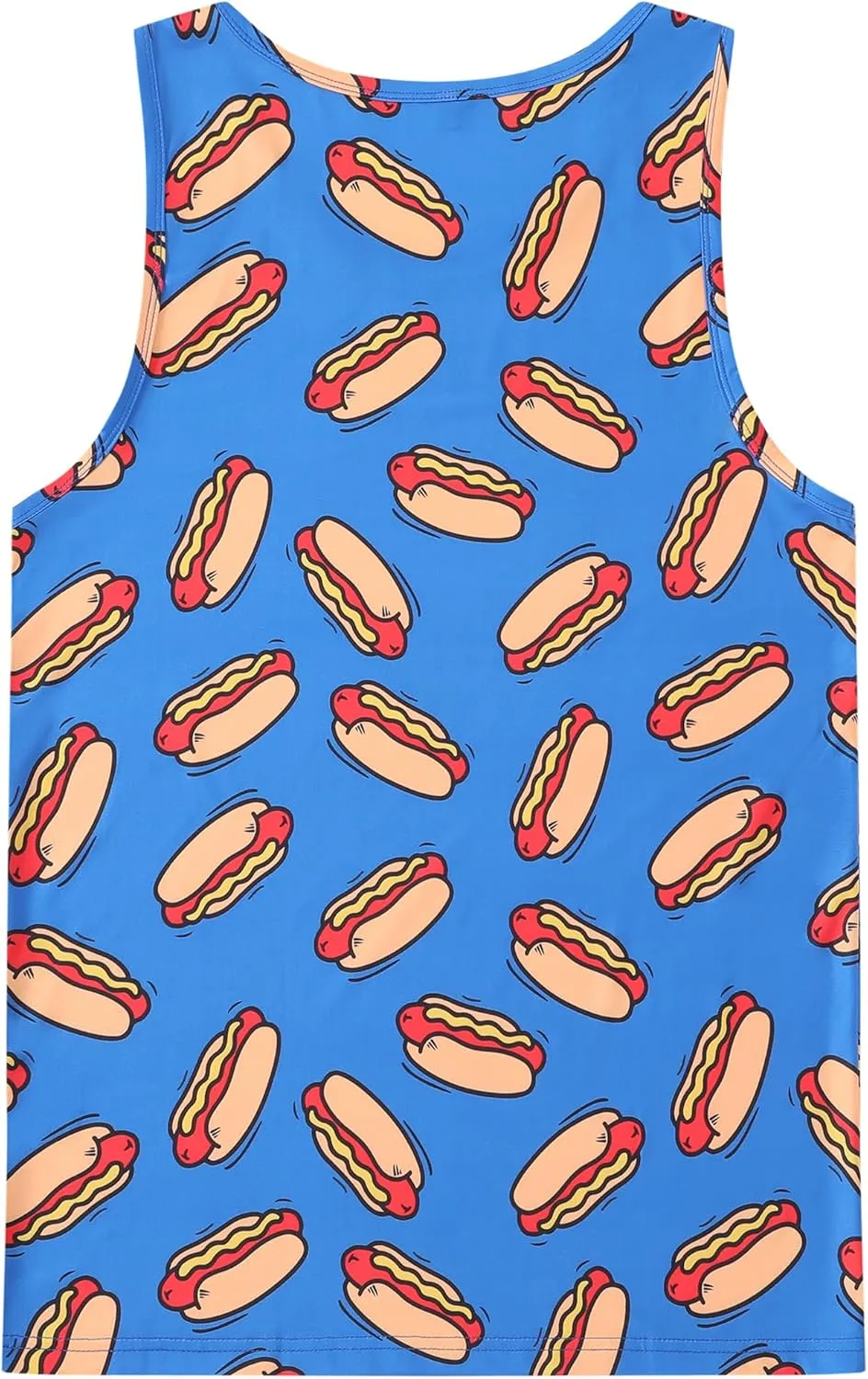 Men's Funny Tank Top Summer Beach Casual Fashion Print Tank Tops for Men Cool Gym Workout Athletic Sleeveless Shirts