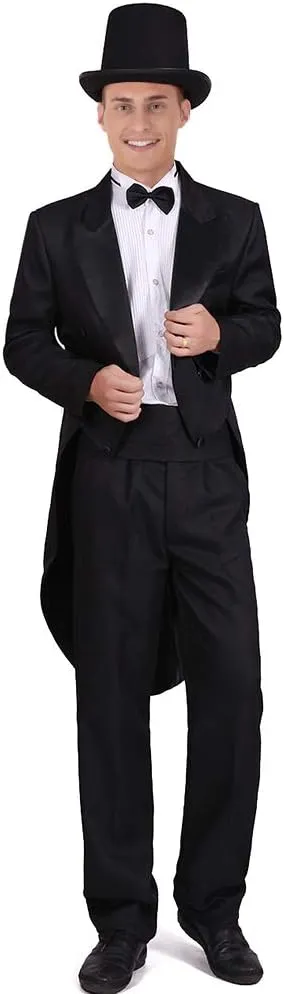 Men's Gothic Jacquard Tuxedo Blazer Medieval Victorian Double Breasted Tailcoat Formal Wear Dinner Jacket