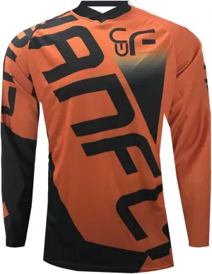 Men's Mountain Bike Jersey Off-Road Motocross Jersey Quick Dry Downhill Shirts Long Sleeve Cycling Tops