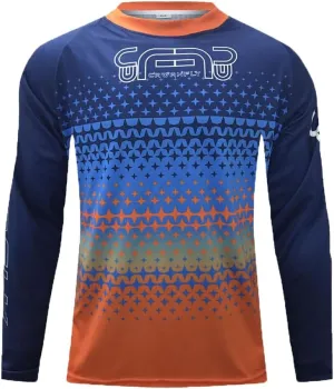 Men's Mountain Bike Jersey Off-Road Motocross Jersey Quick Dry Downhill Shirts Long Sleeve Cycling Tops