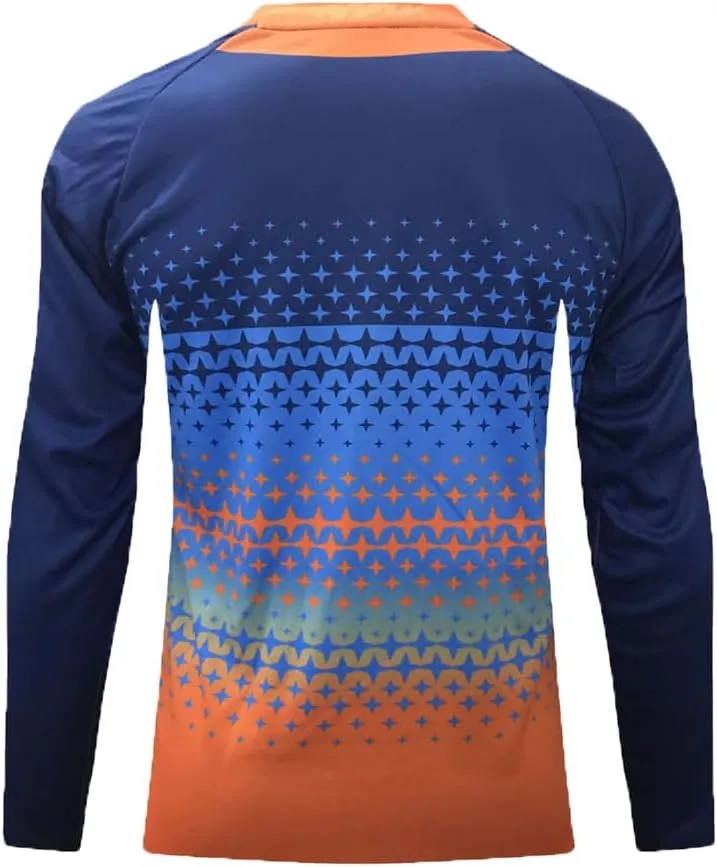 Men's Mountain Bike Jersey Off-Road Motocross Jersey Quick Dry Downhill Shirts Long Sleeve Cycling Tops