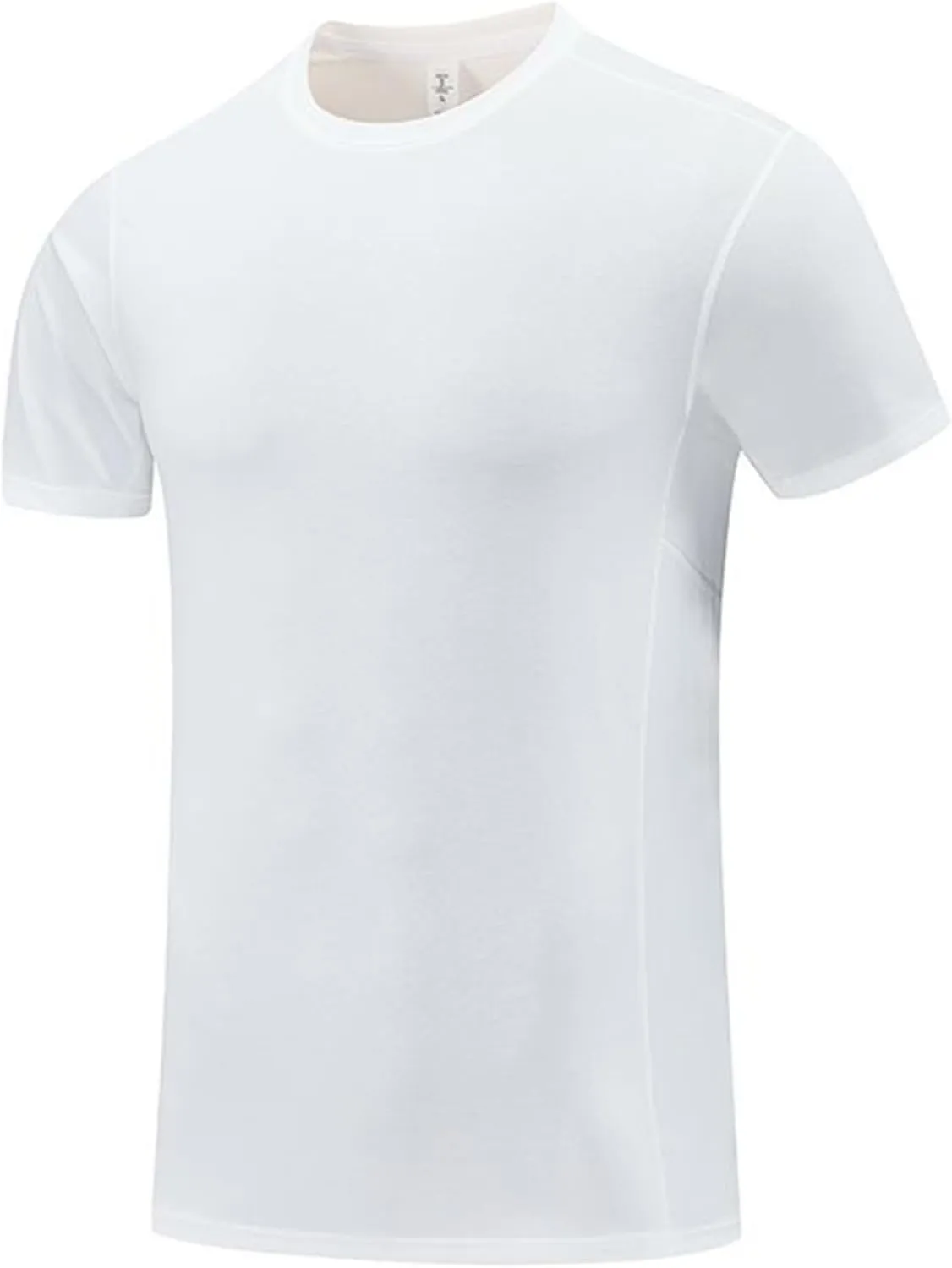 Men's Quick Dry Workout Running T-Shirt Short Sleeve Crewneck Moisture Wicking Athletic Gym Tee Tops