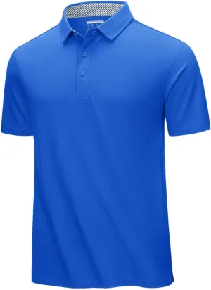 Men's Summer Cotton Polos Shirts Short Sleeve Pullover Quick Dry Tops Outdoor Running Sports Tee