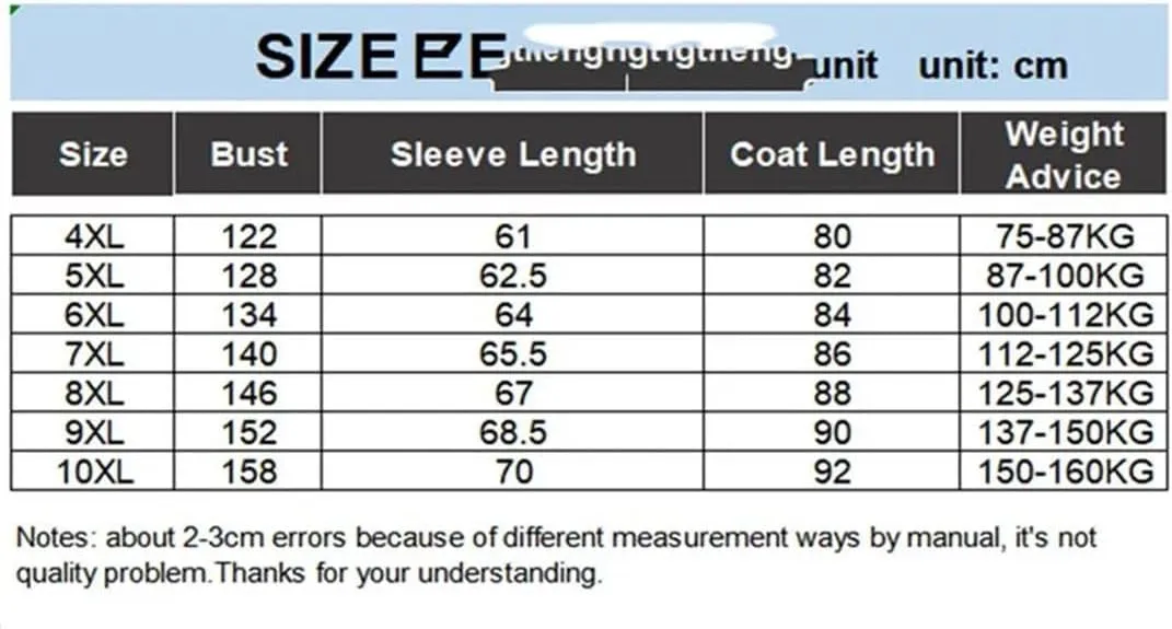 Men's Thick And Warm Winter Fur Collar Removable Lined Down And Cotton Padded Fleece Cold-Proof Plus Size Coat