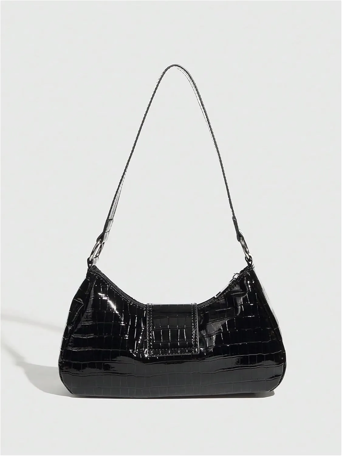 Milumia Women's Purse Top Handle Shoulder Bag Y2k Buckle Punk Hobo Clutch Purses Bags