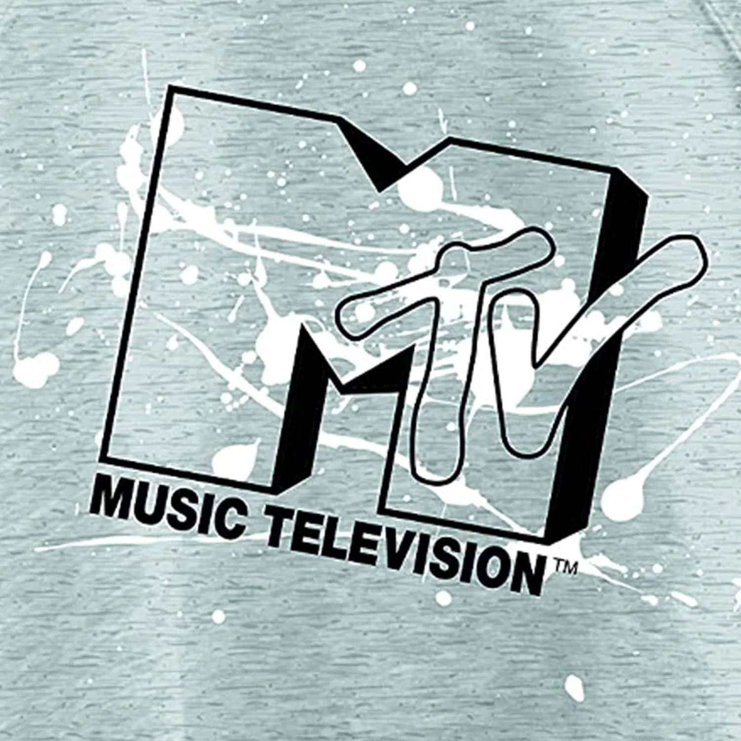 MTV Women's Long Sleeve Raglan Sweatshirt - Nostalgic 90s 'I Want My Print - Casual Raw Edge Fleece Pullover