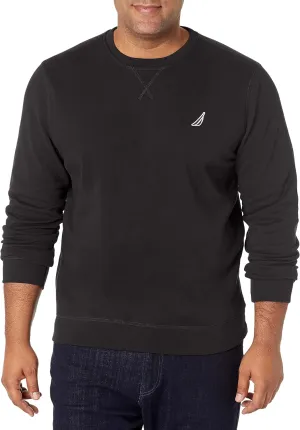 Nautica Men's Basic Crew Neck Fleece Sweatshirt