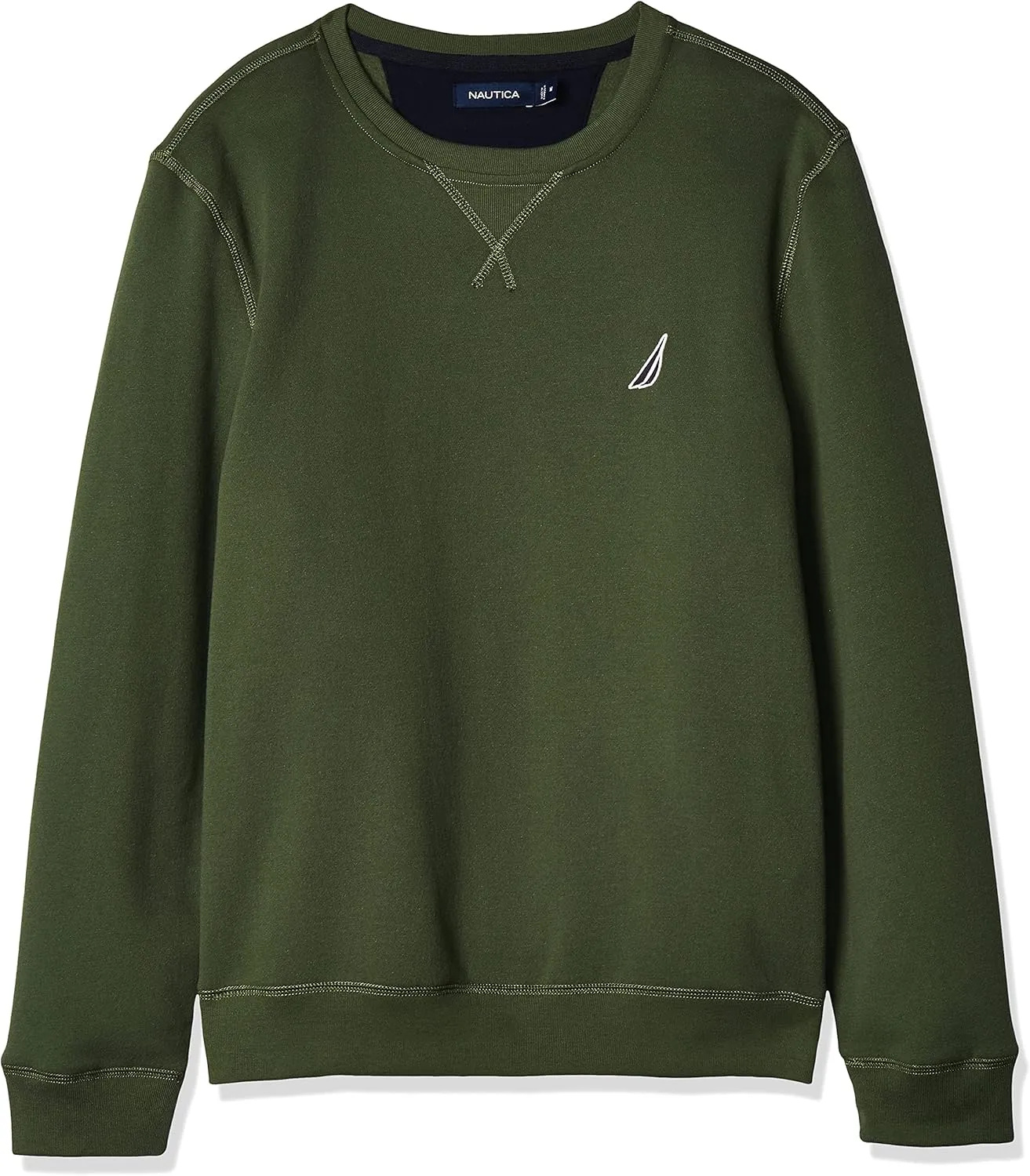 Nautica Men's Basic Crew Neck Fleece Sweatshirt