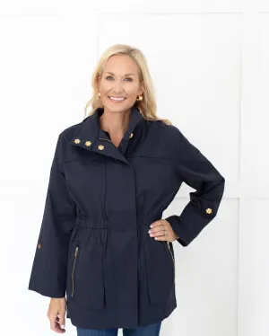 Navy Rain Jacket
