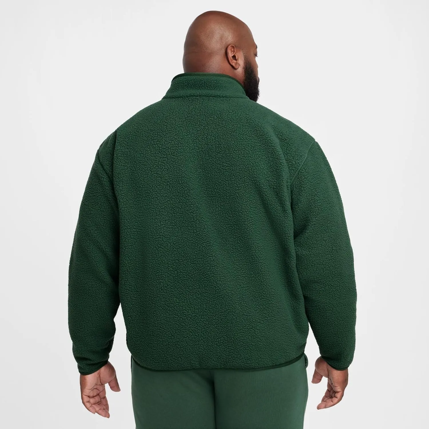 Nike Sportswear Club Men's Fleece Jacket (Fir/White, FZ0888-323)
