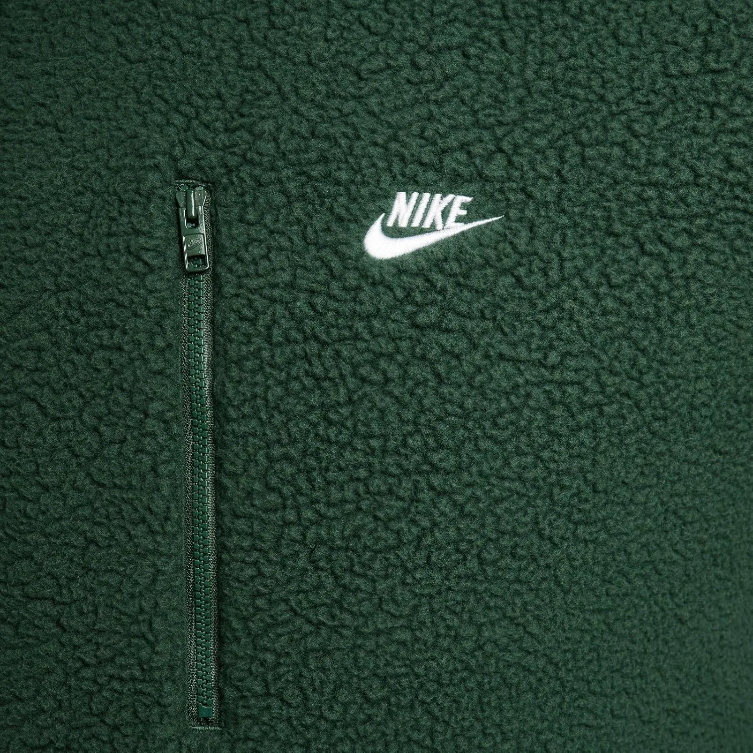Nike Sportswear Club Men's Fleece Jacket (Fir/White, FZ0888-323)