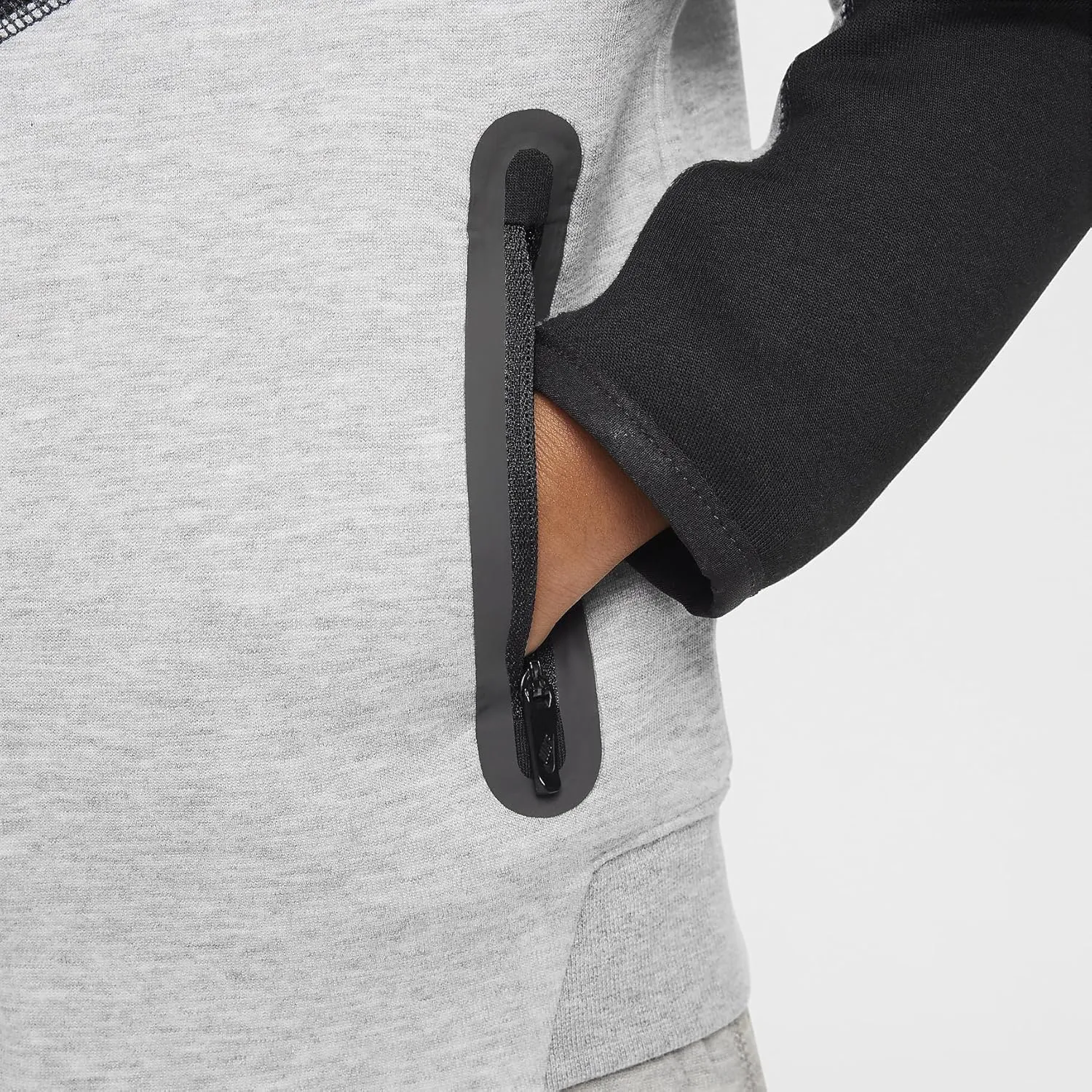 Nike Sportswear Tech Fleece Full-Zip Set Toddler 2-Piece Hoodie Set (76L050-G0E, Dark Grey Heather)