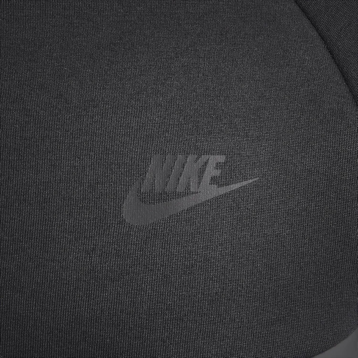 Nike Tech Men's Full-Zip Windrunner Hoodie (HV0949-011, Black/Dark Grey Heather/Black)