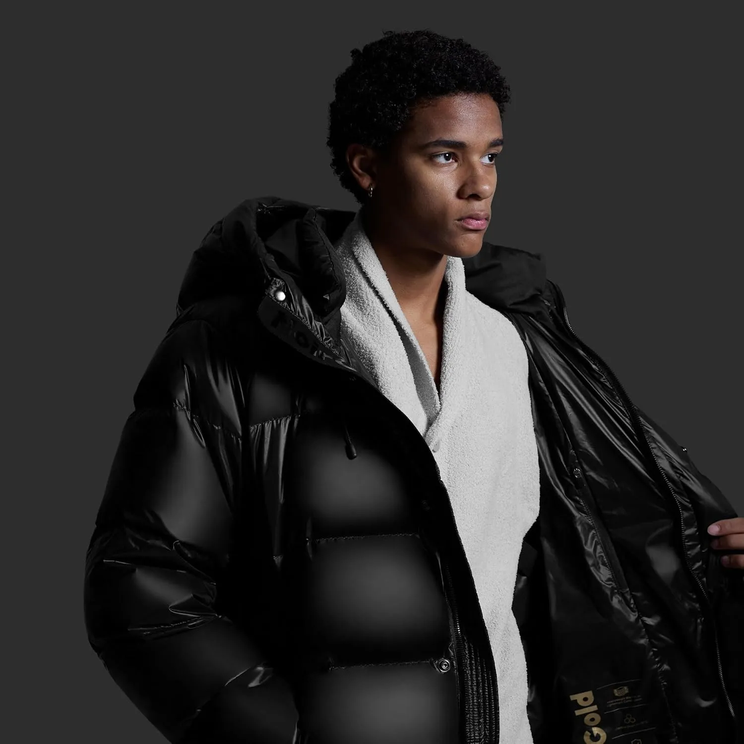 NoirGold Men's Winter Puffer Jacket - Goose Down, Thick Down Jacket, Sizes S-XXL.