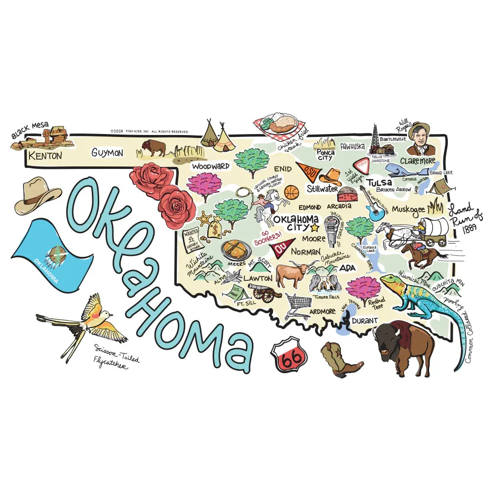 Oklahoma 22 oz Swig Travel Mug