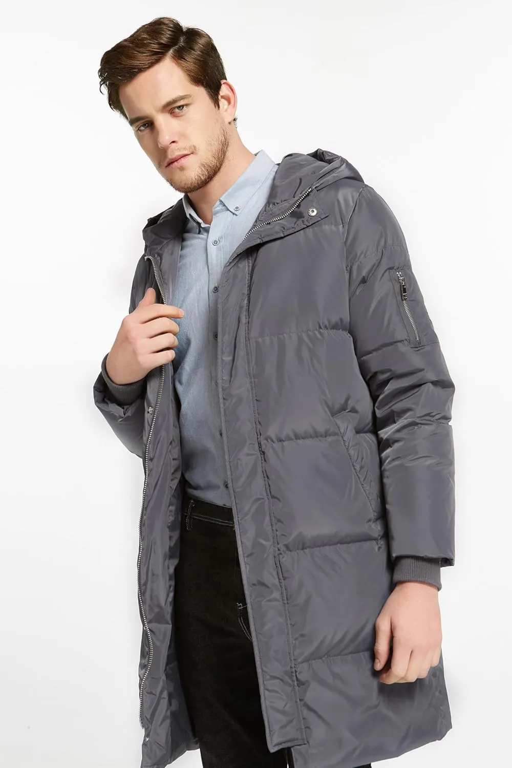 Orolay Mens Thickened Down Jacket Winter Warm Down Coat