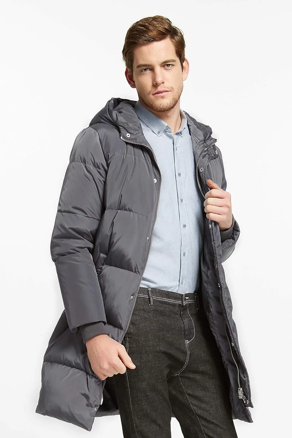 Orolay Mens Thickened Down Jacket Winter Warm Down Coat