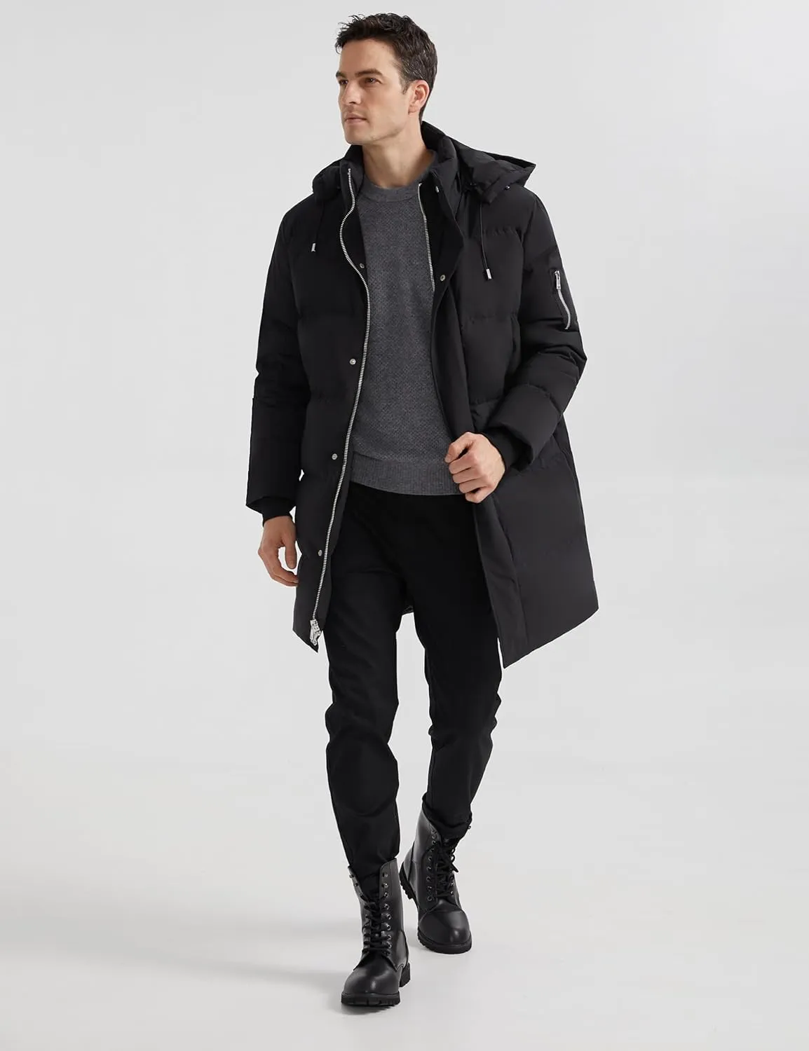 Orolay Mens Thickened Down Jacket Winter Warm Down Coat