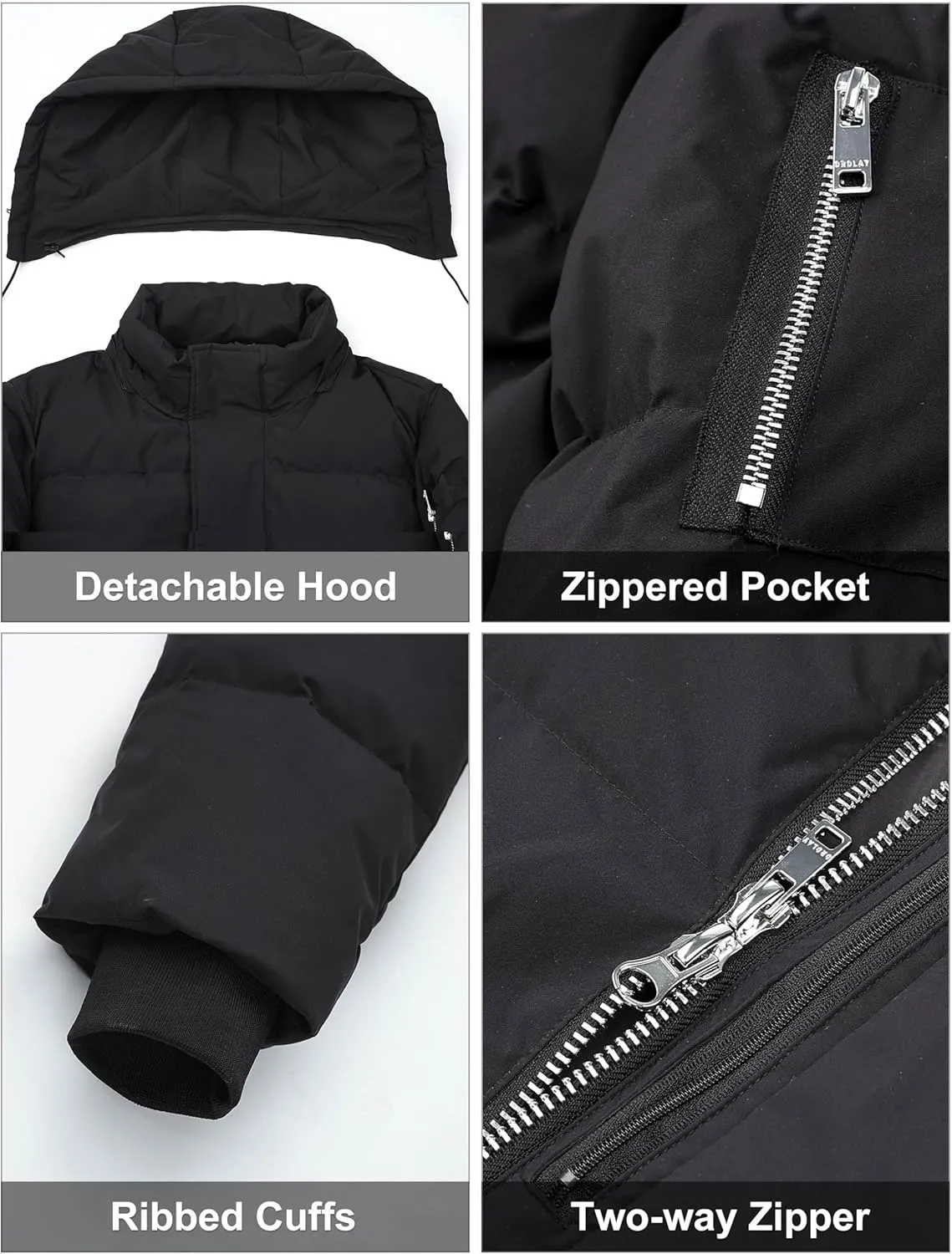 Orolay Mens Thickened Down Jacket Winter Warm Down Coat