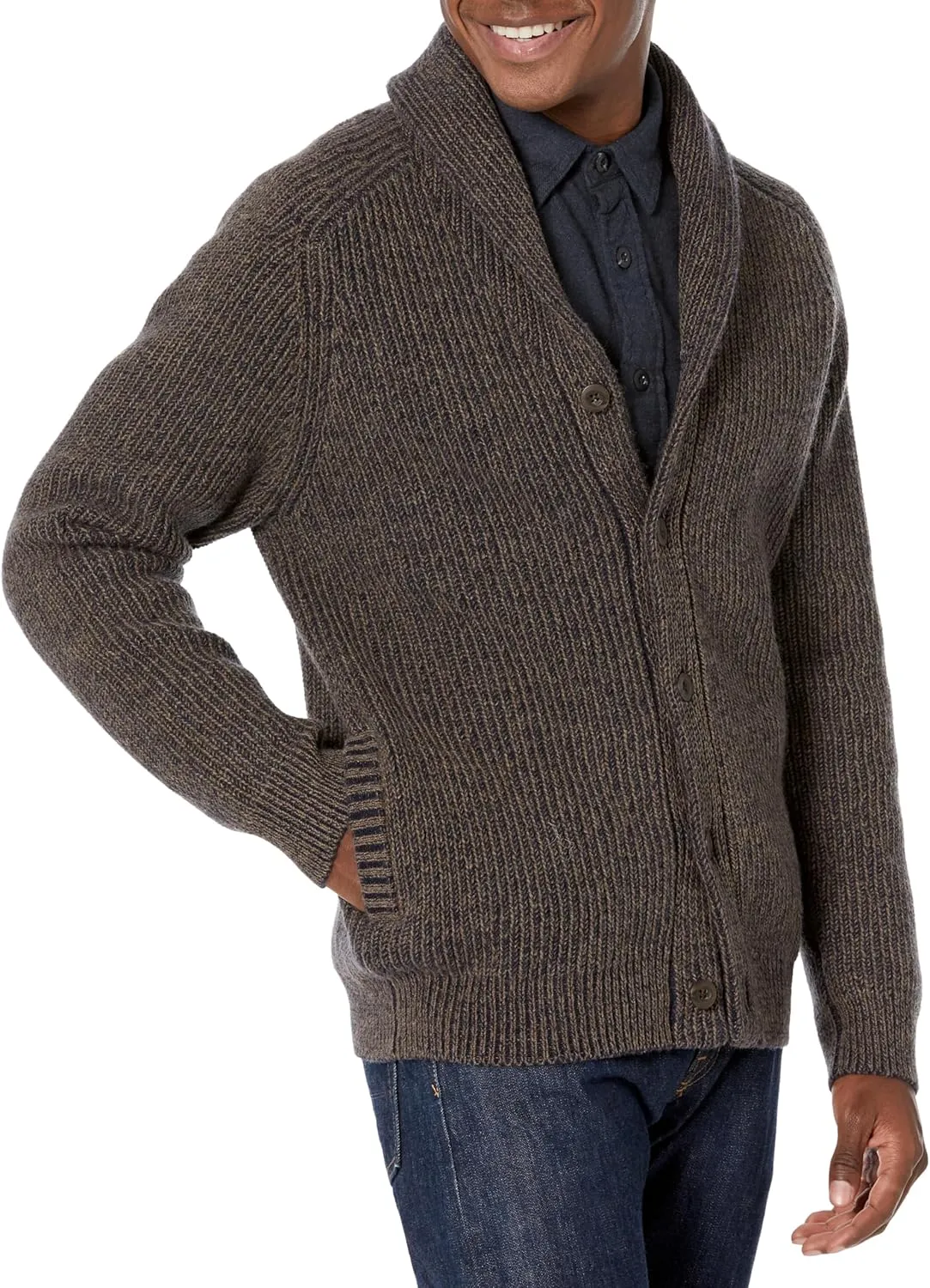 PENDLETON Men's Lambswool Shawl Cardigan