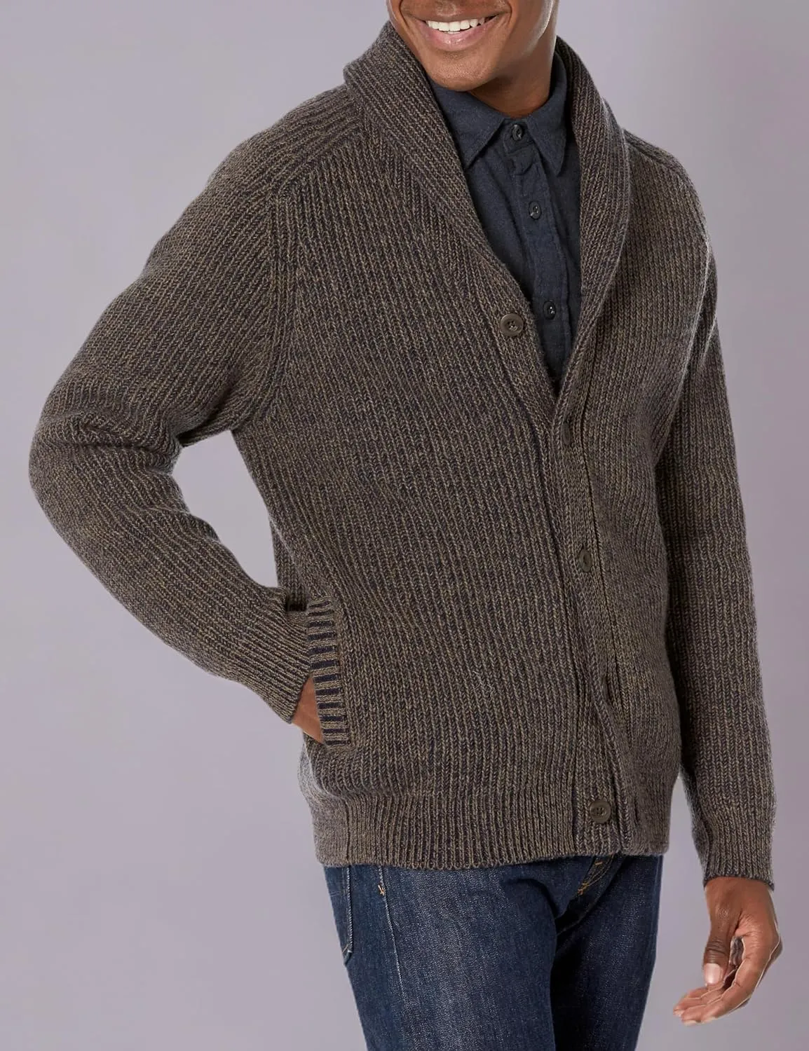 PENDLETON Men's Lambswool Shawl Cardigan