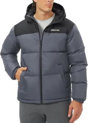 Pioneer Camp Men's Down Jacket 700 Fill Winter Insulated Puffer Jacket Waterproof Puffy Coat with Hood