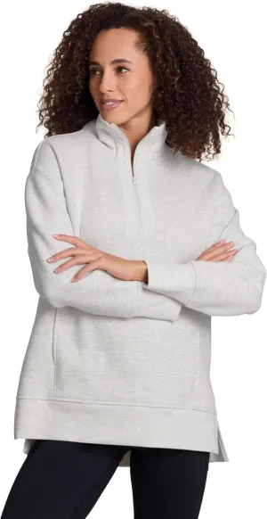 RBX Active Women's Lightweight Mock Neck Fleece 1/4 Zip Sweatshirt With Pockets