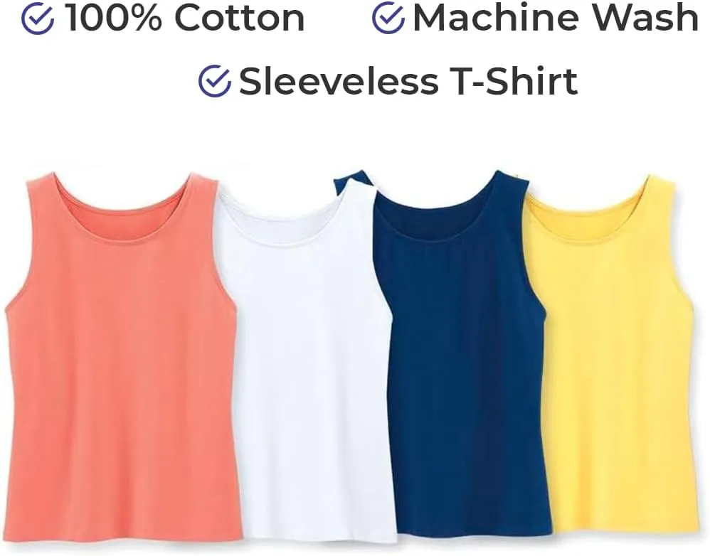 SAGEFINDS Tank Top for Women | Casual Comfy Ultra Soft | Sleeveless T-Shirt | Classic Fit Layering Undershirt