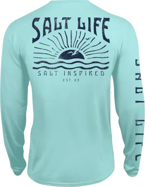 Salt Life Girl's Salt Inspired Classic Fit Youth Long Sleeve Performance Tee