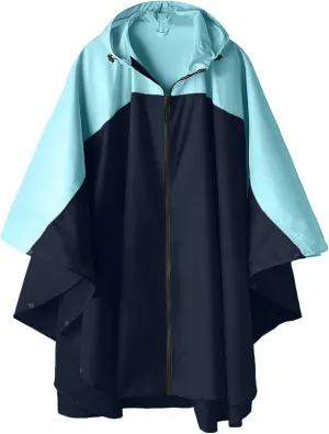 SaphiRose Unisex Rain Poncho Hooded Waterproof Raincoat for Adults Women