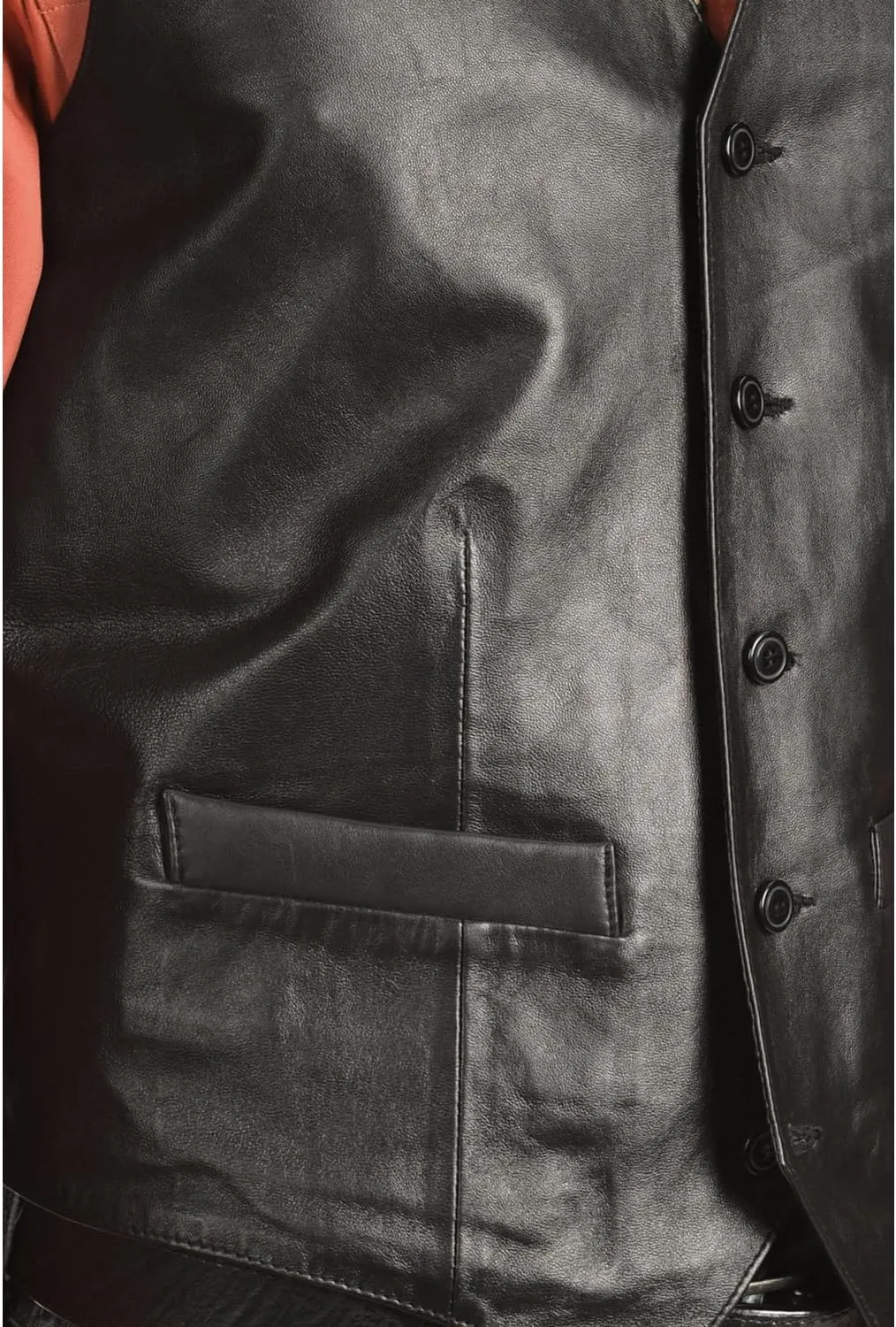 Scully Men's Lamb Leather Vest - 503-189