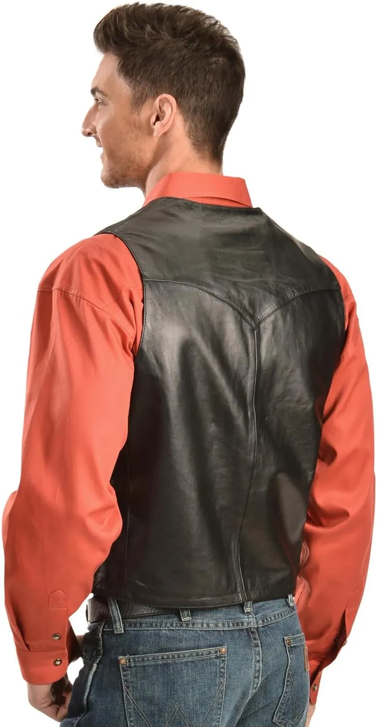 Scully Men's Lamb Leather Vest - 503-189