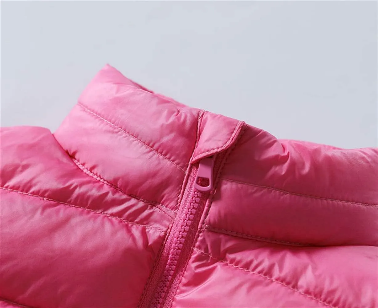 SK Studio Boys Girls Lightweight Down Vest Winter Sleeveless Puffer Jacket for Kid