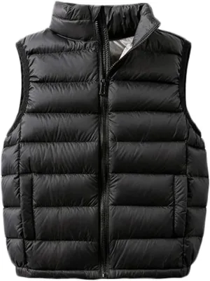 SK Studio Boys Girls Lightweight Down Vest Winter Sleeveless Puffer Jacket for Kid