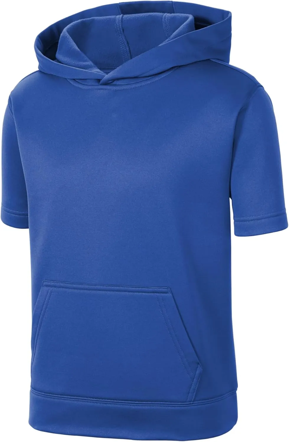 SPORT-TEK Youth Sport-Wick Fleece Short Sleeve Hooded Pullover YST251