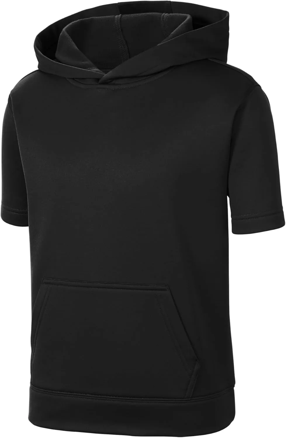 SPORT-TEK Youth Sport-Wick Fleece Short Sleeve Hooded Pullover YST251