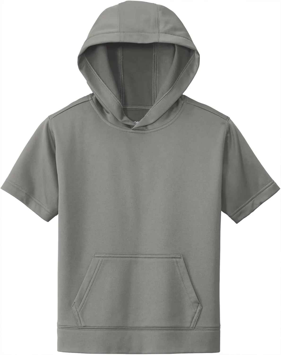 SPORT-TEK Youth Sport-Wick Fleece Short Sleeve Hooded Pullover YST251