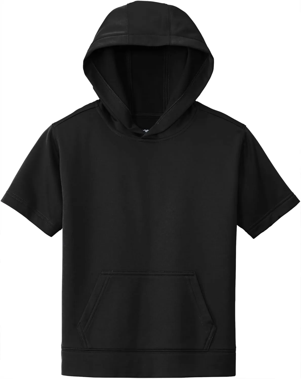 SPORT-TEK Youth Sport-Wick Fleece Short Sleeve Hooded Pullover YST251