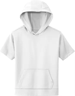 SPORT-TEK Youth Sport-Wick Fleece Short Sleeve Hooded Pullover YST251