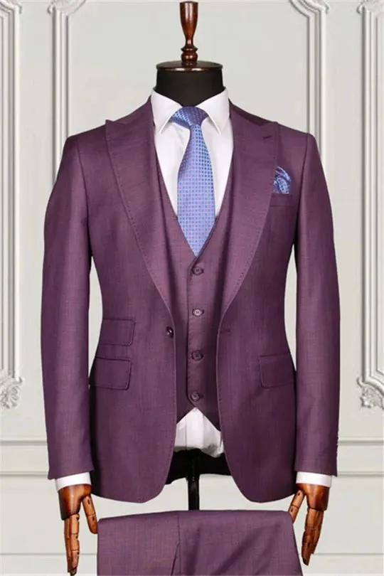 Suzhoufashion Classic White Three Pieces Best Fitted Prom Men Suits