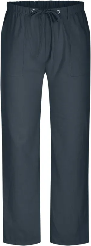 Sweatpants for Men 2024 Trendy Cotton Linen Casual Pants Straight Wide Leg Sweatpants Elastic Waist Drawstring Trouser