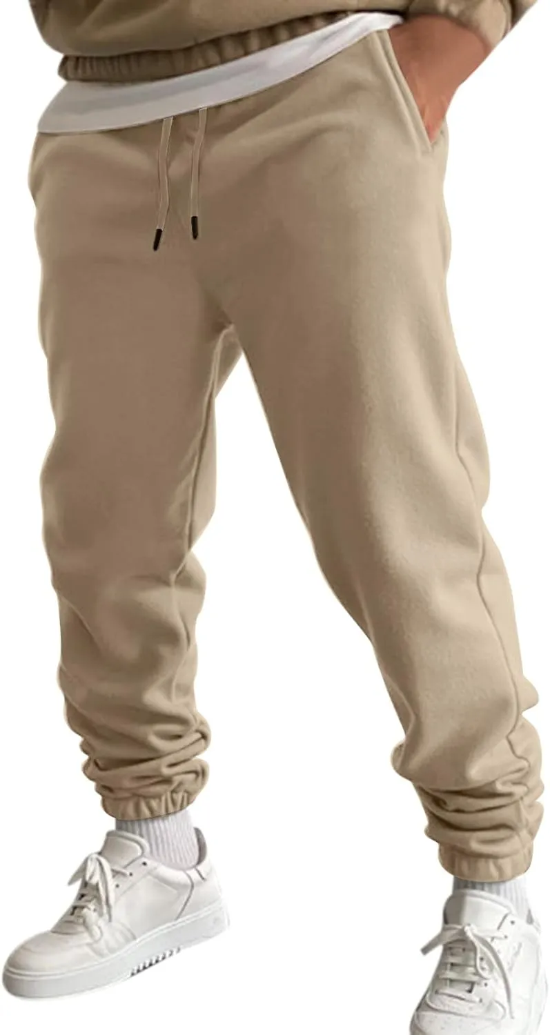 Sweatpants for Men with Pockets Lightweight Men's Cargo Pants Mens Work Pants Hiking Trouser Relaxed Fit Sport Jogger