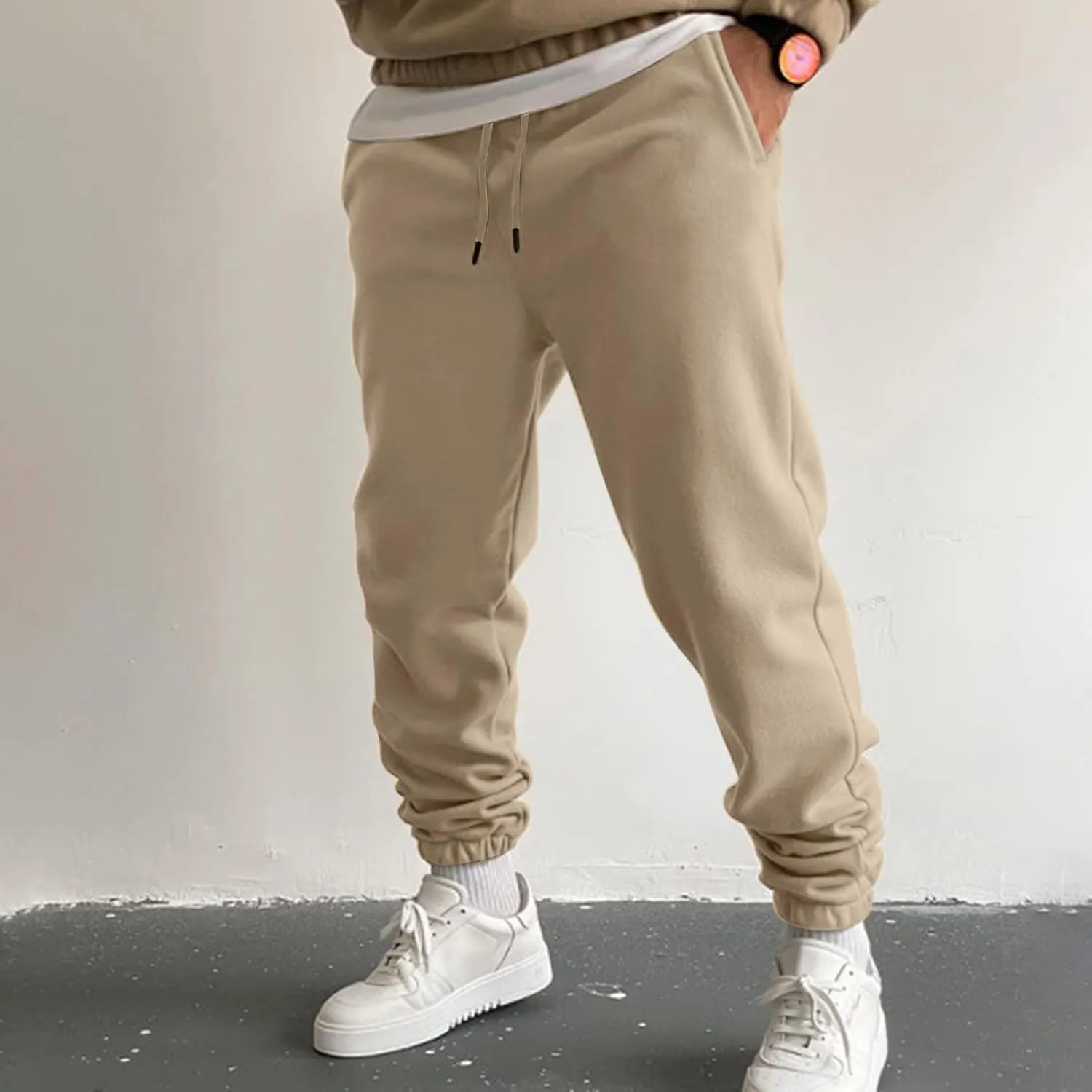 Sweatpants for Men with Pockets Lightweight Men's Cargo Pants Mens Work Pants Hiking Trouser Relaxed Fit Sport Jogger
