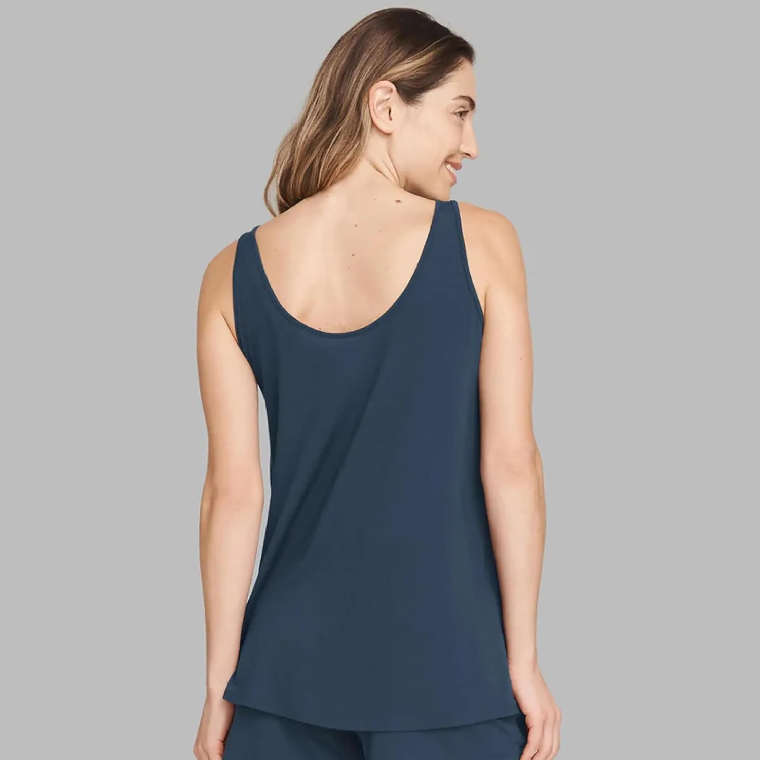 Tommy John Women's Pajama Tank/Sleep Tank Top/Lounge Wear, Second Skin Fabric