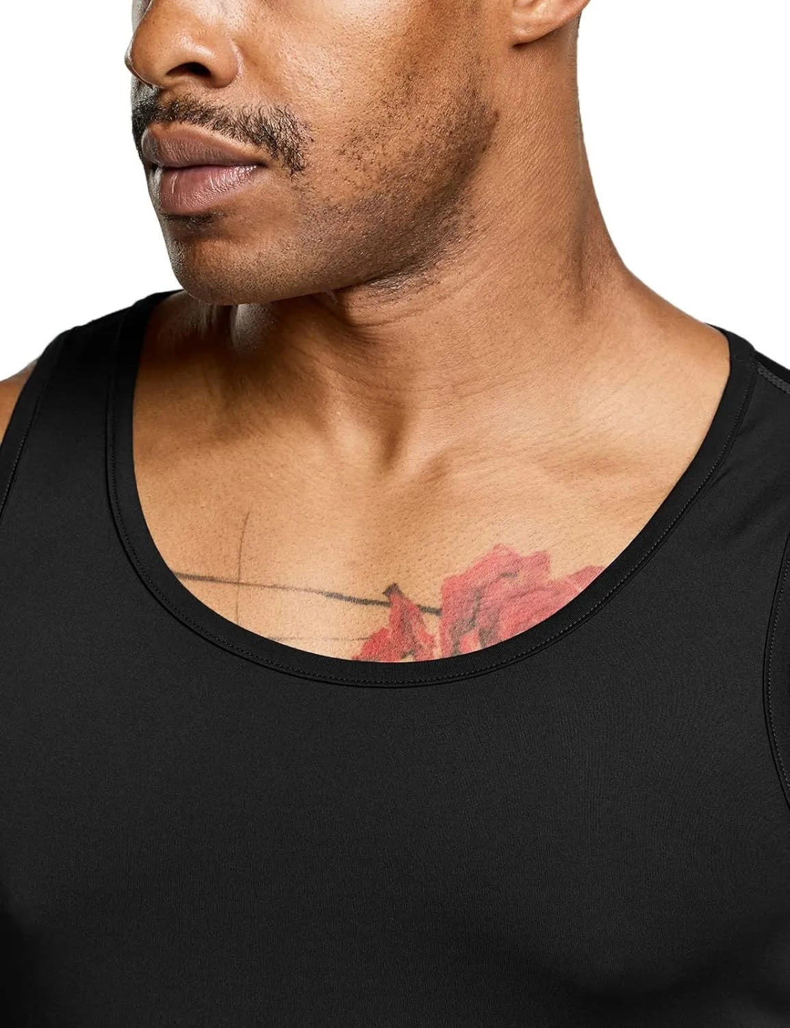 TSLA Men's Athletic Compression Sleeveless Tank Top, Cool Dry Sports Running Basketball Workout Base Layer