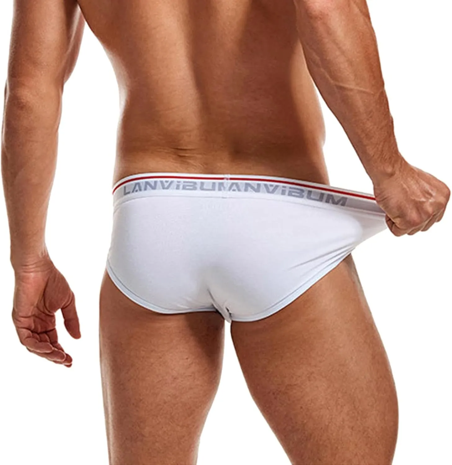 Underwear for Men Pack Men's Boxer Briefs Cotton Blend Long Leg Plaid Boxers