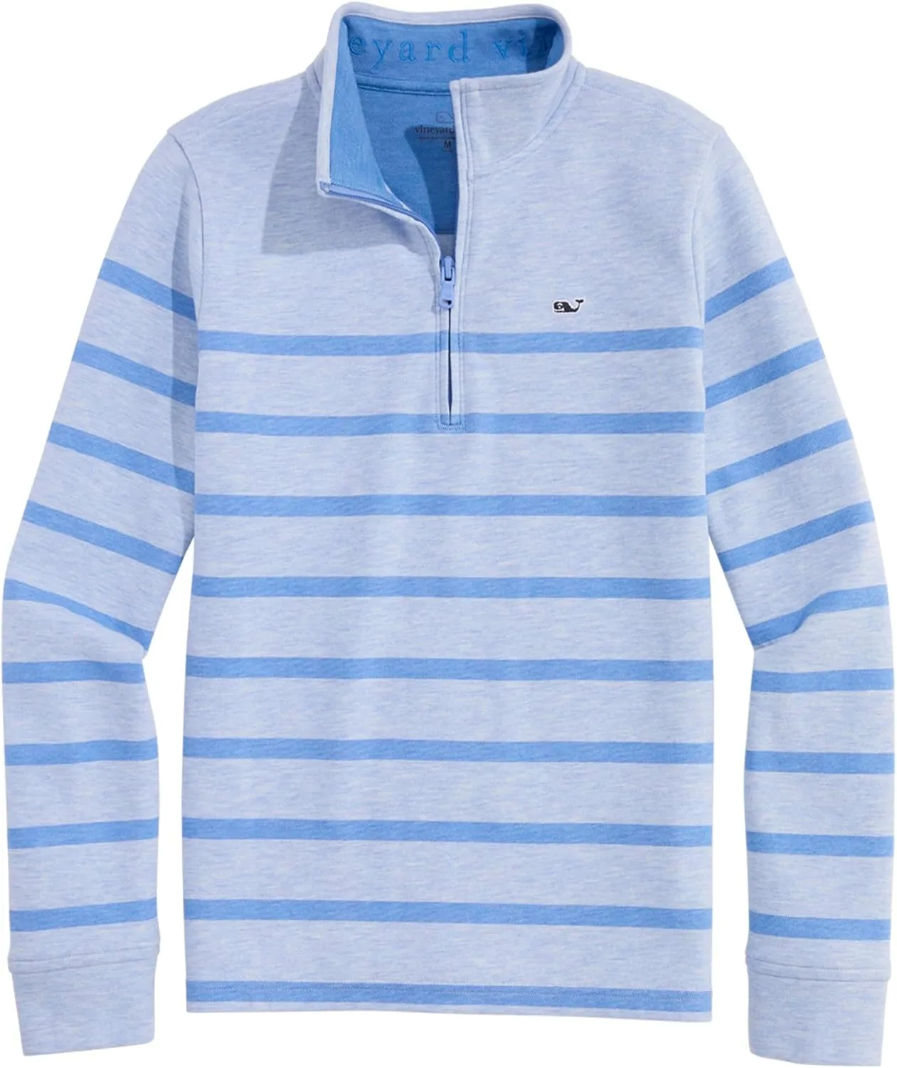 vineyard vines Boys' Breton Stripe Saltwater Quarter-Zip