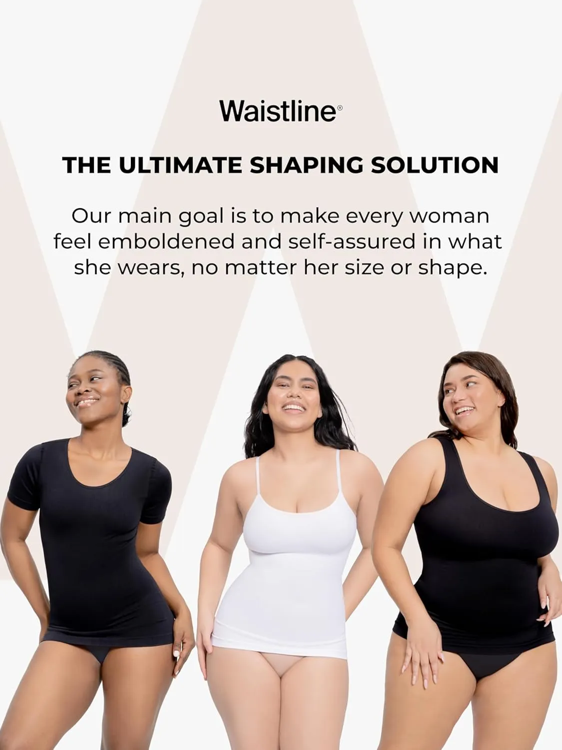 WAISTLINE Shaping cami Wide Straps