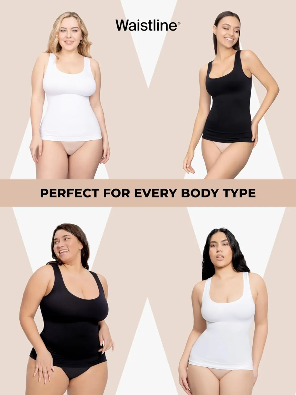 WAISTLINE Shaping cami Wide Straps