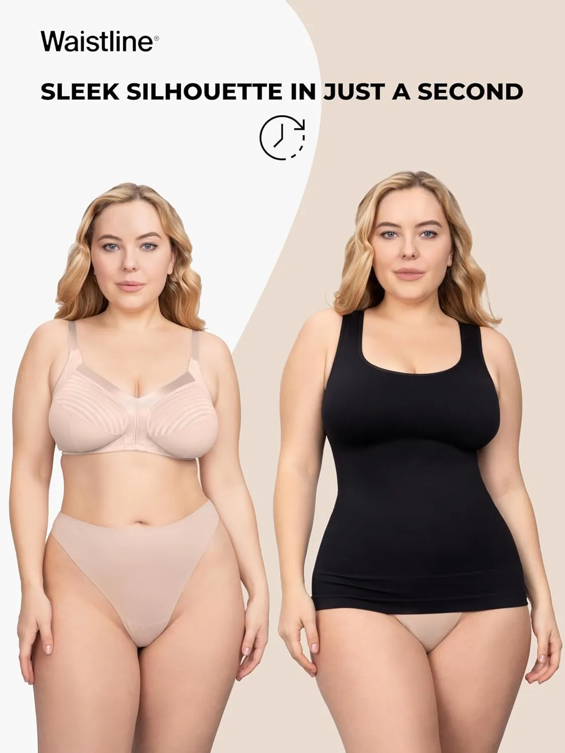 WAISTLINE Shaping cami Wide Straps